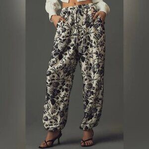 Anthropologie Maeve Silky Parachute Pants